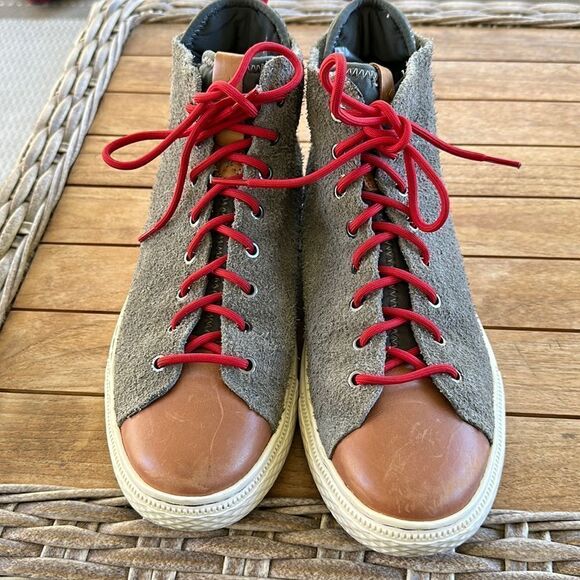 Polo Ralph Delaney High-Top Sneaker 10 - Picture 1 of 8